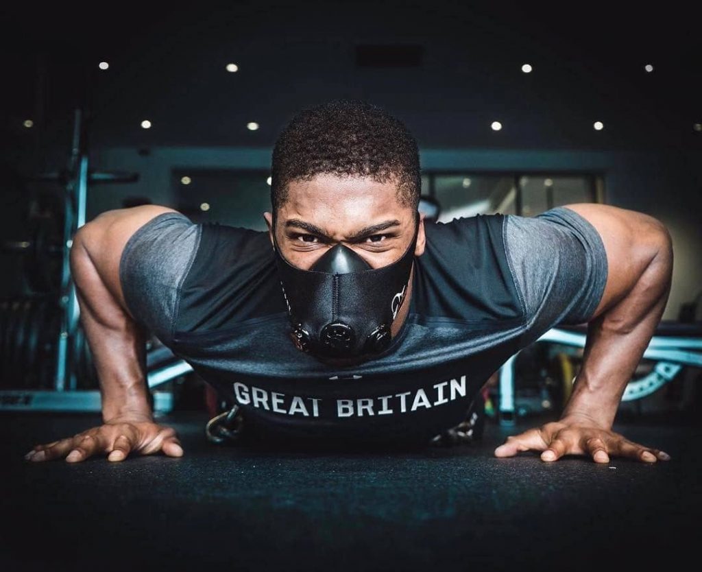 Training Mask Anthony Joshua